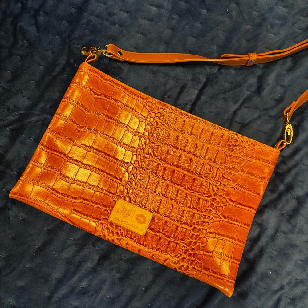 Makeup Junkie Crocodile Embossed Women's Bag